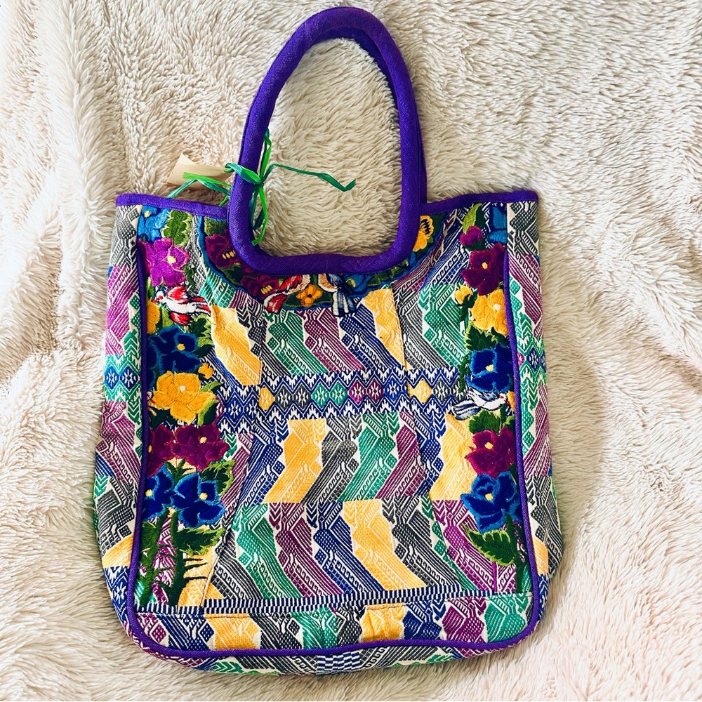 Altiplano Guatemalan Market Tote Bag - Picture 3 of 12